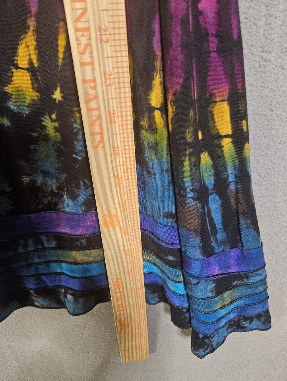 Vintage Kathmandu Imports Womens Medium Tunic Multicolor Tye Dye Boho Sleeveless - Picture 4 of 6